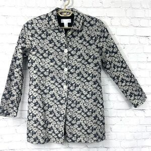 VINTAGE |•MARSHALL FIELDS•| Floral Coat Size 14